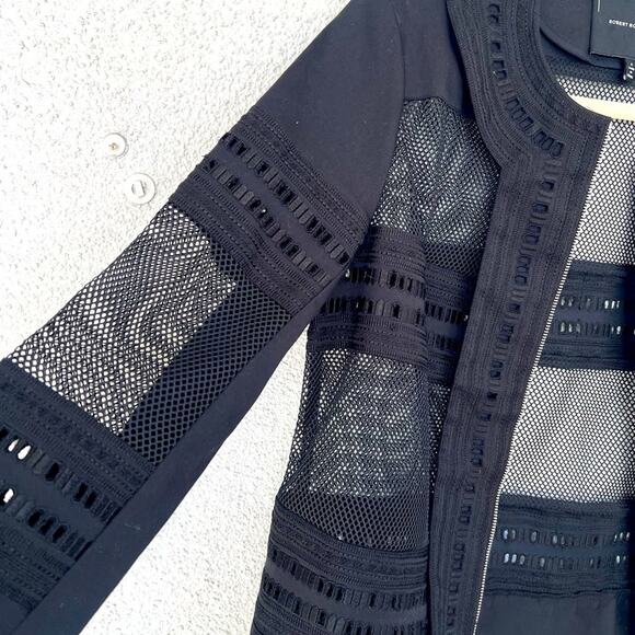 NWOT Robert Rodriguez jacket with mesh design size 4 - Picture 4 of 4